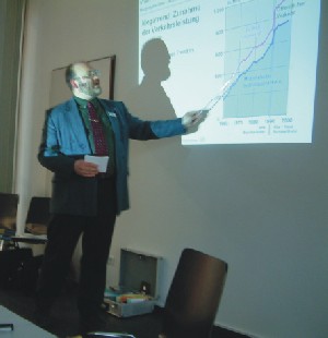 Dr. Frank Schrter bei einem Vortrag