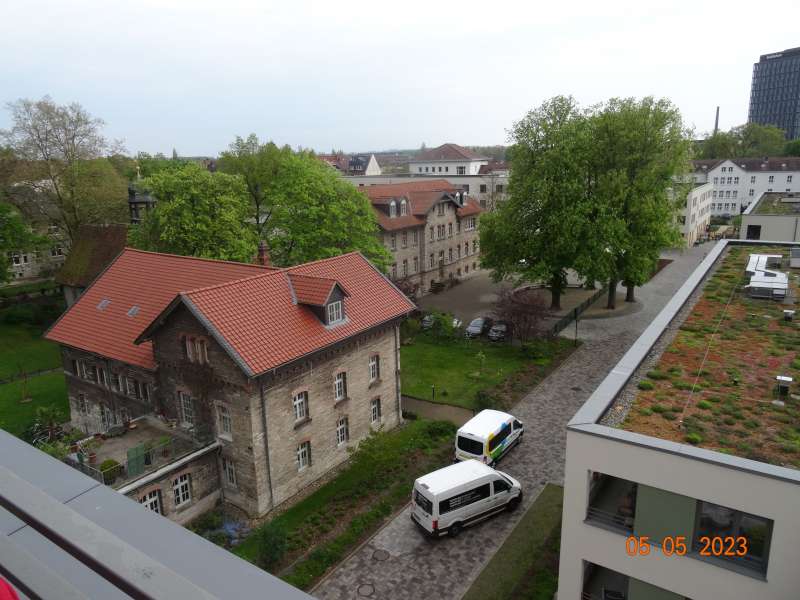 Blick ins Quartier St.-Leonhard (mit Hans-Georg-Karg Grundschule)